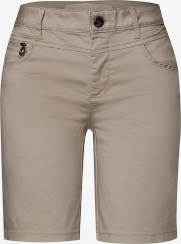 STREET ONE Shorts 'Bermuda' in Grau: Vorderseite
