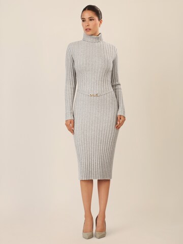 APART Knitted dress in Grey