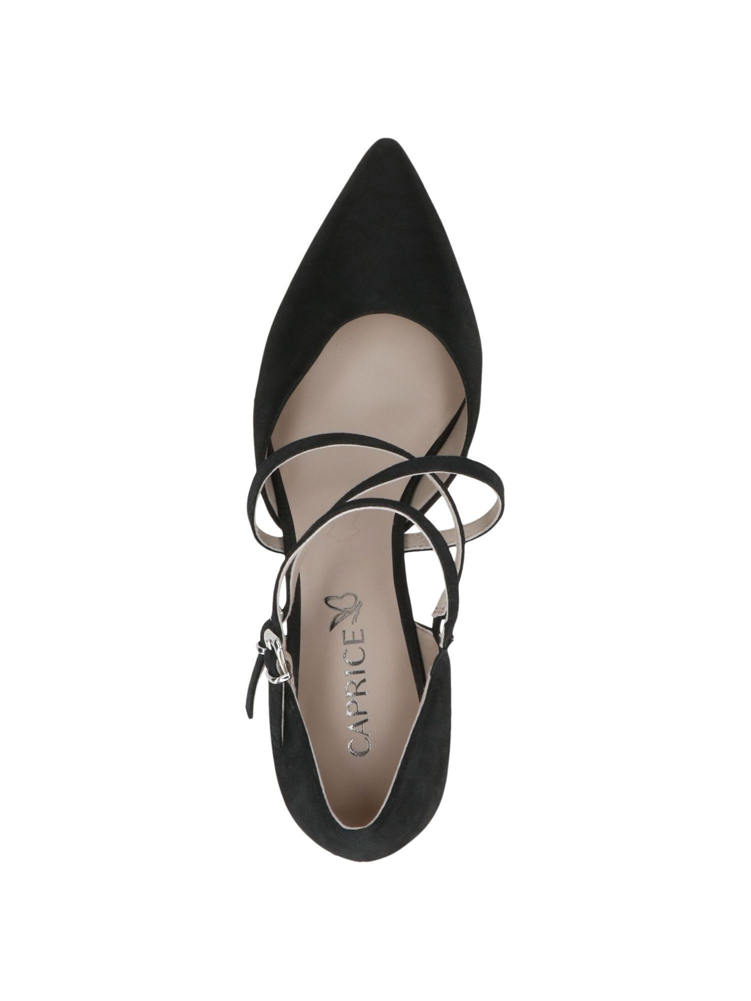 Décolleté sling di CAPRICE in nero