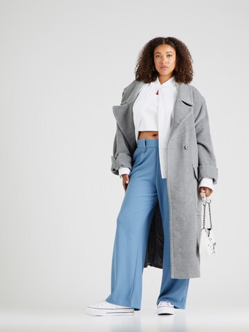 ONLY Carmakoma Wide leg Bandplooibroek 'Carsania' in Blauw