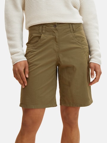 TOM TAILOR Regular Shorts in Grün