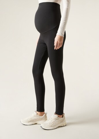 CALZEDONIA Skinny Leggings 'Maternity' in Black: front