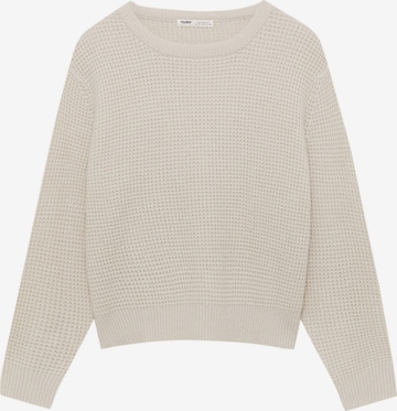 Pull&Bear Pullover in Beige: predná strana