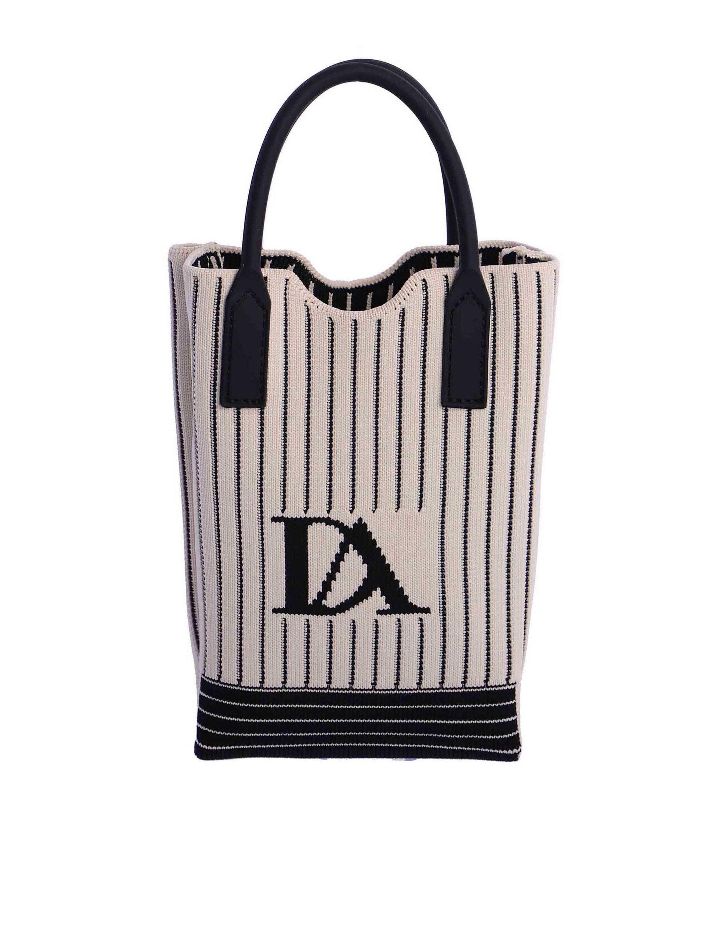 Don Algodon - Bolso de mano 'Coraline' en negro: frente
