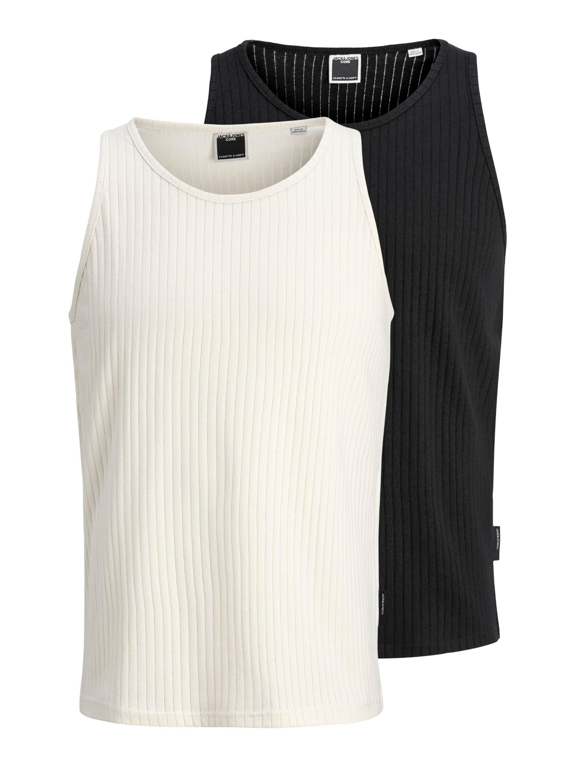 JACK & JONES Тениска 'JCOINFINITY' в черно: отпред