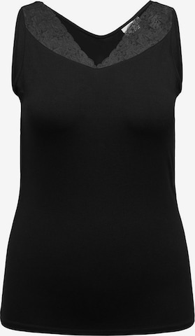 ONLY Carmakoma Top in Schwarz: Vorderseite