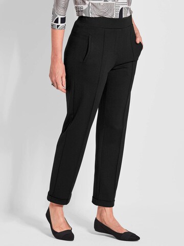 Goldner Regular Trousers 'Carla' in Black