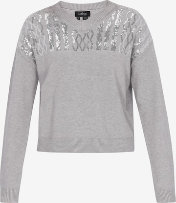 usha BLACK LABEL - Jersey en gris: frente