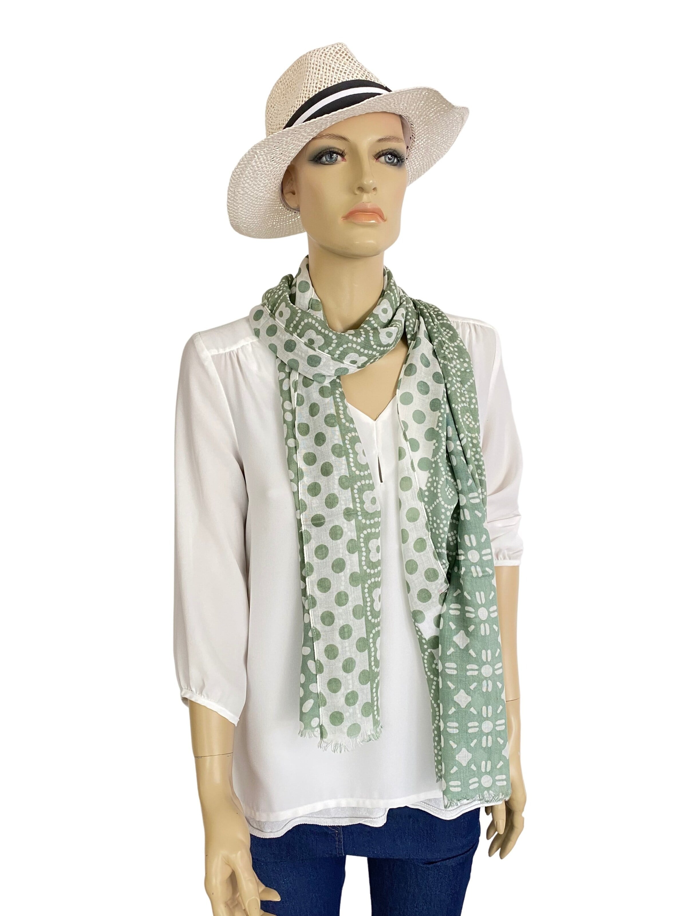 COLLEZIONE ALESSANDRO Scarf 'Loreen' in Green