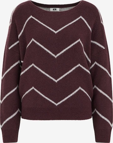 purpurinė WE Fashion Megztinis: priekis