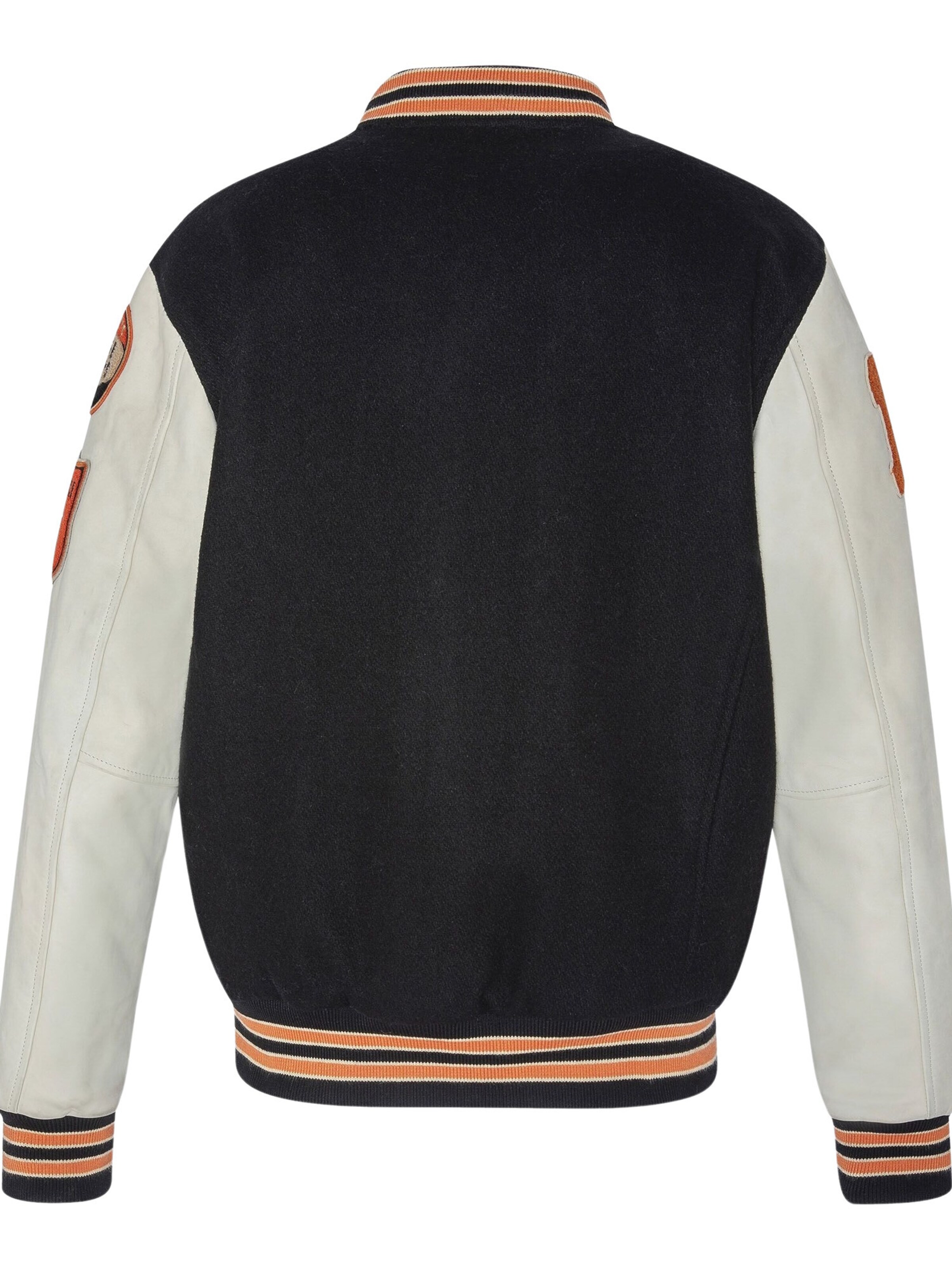 Schott NYC Overgangsjakke 'Teddy' i sort