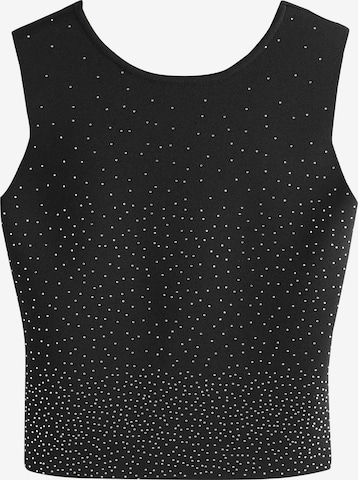 Next - Top de punto en negro: frente