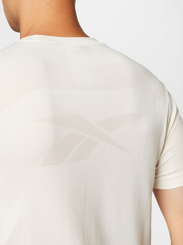 T-Shirt fonctionnel Reebok en blanc