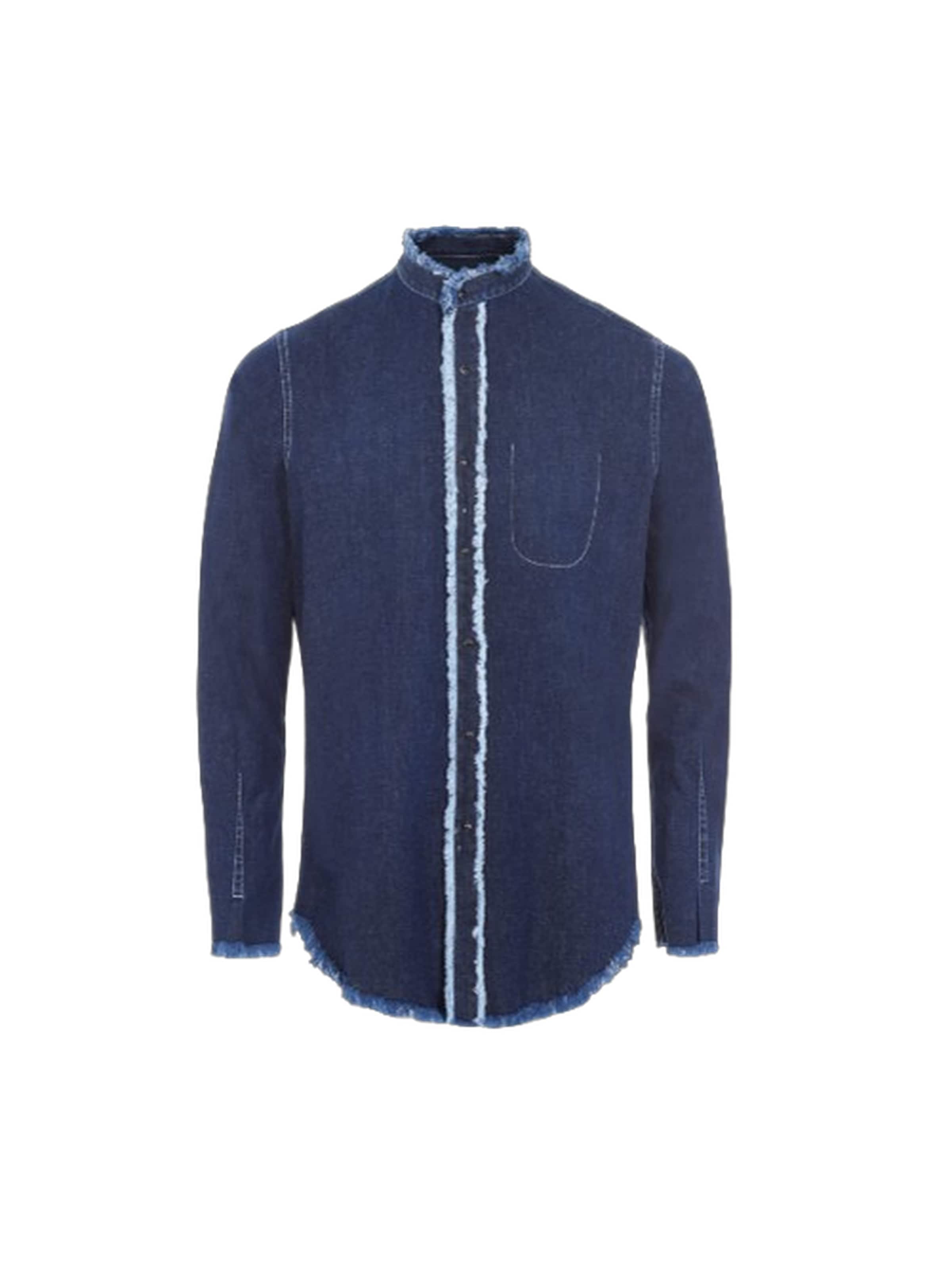 Yoxeone Slim Fit Skjorte 'HIPPY' i blå: forside