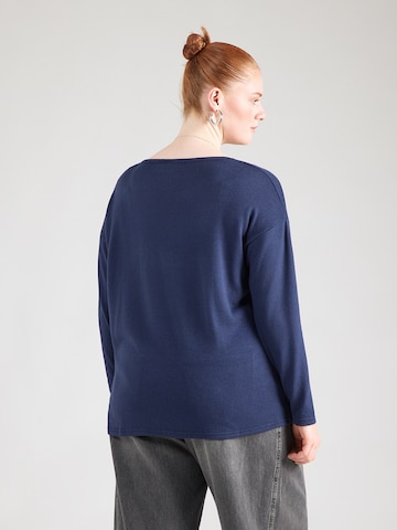 ONLY Carmakoma T-shirt 'CARALBA' i blå