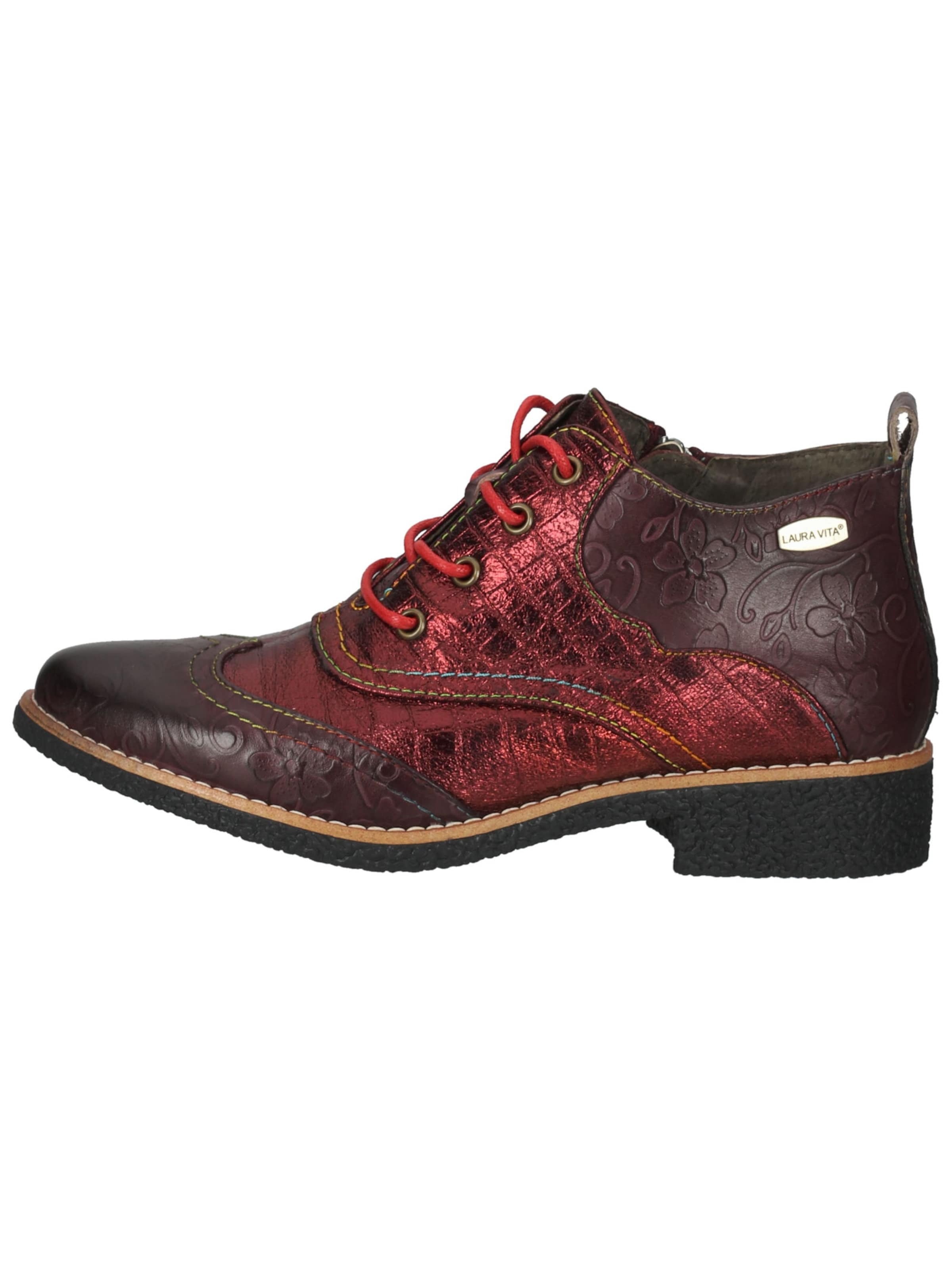 Laura Vita Lace-up bootie in Brown