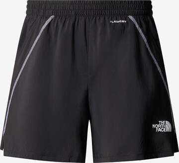 THE NORTH FACE Regular Sportbroek 'HAKUUN' in Zwart: voorkant