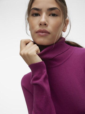 VERO MODA Pullover 'HAPPINESS' i lilla