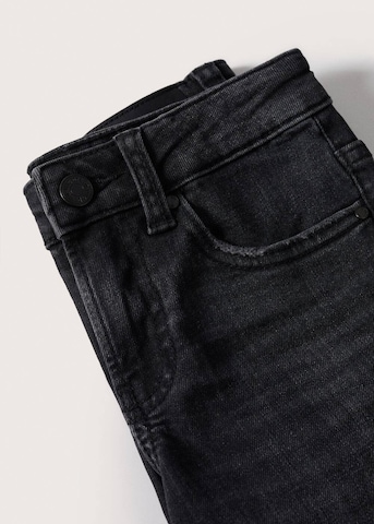 MANGO KIDS Slimfit Jeans 'John' in Zwart