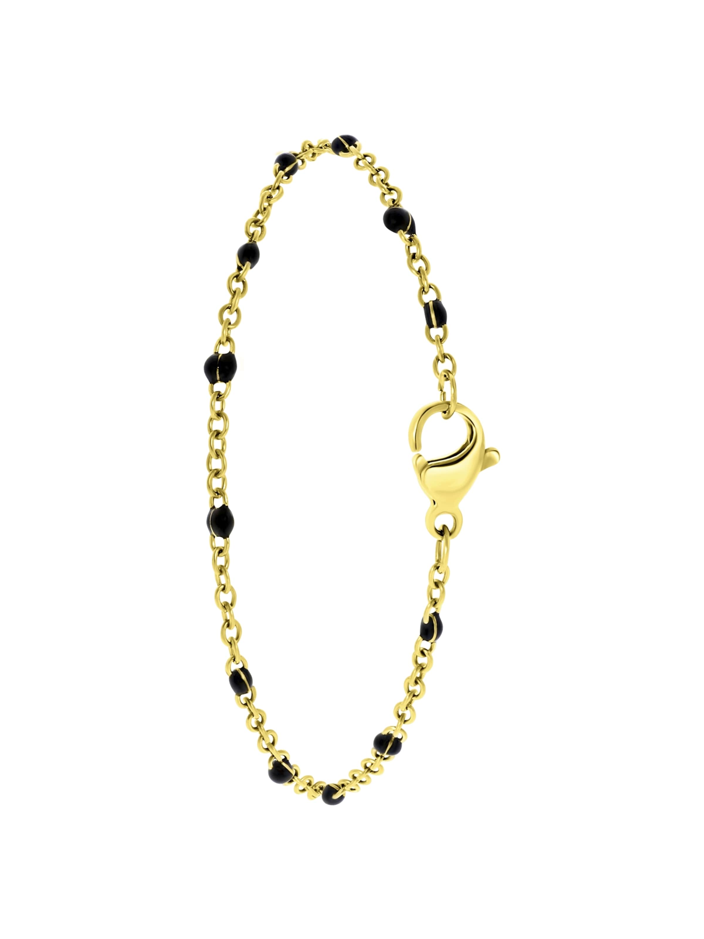 Lucardi Bracelet 'Selene' in Gold: front