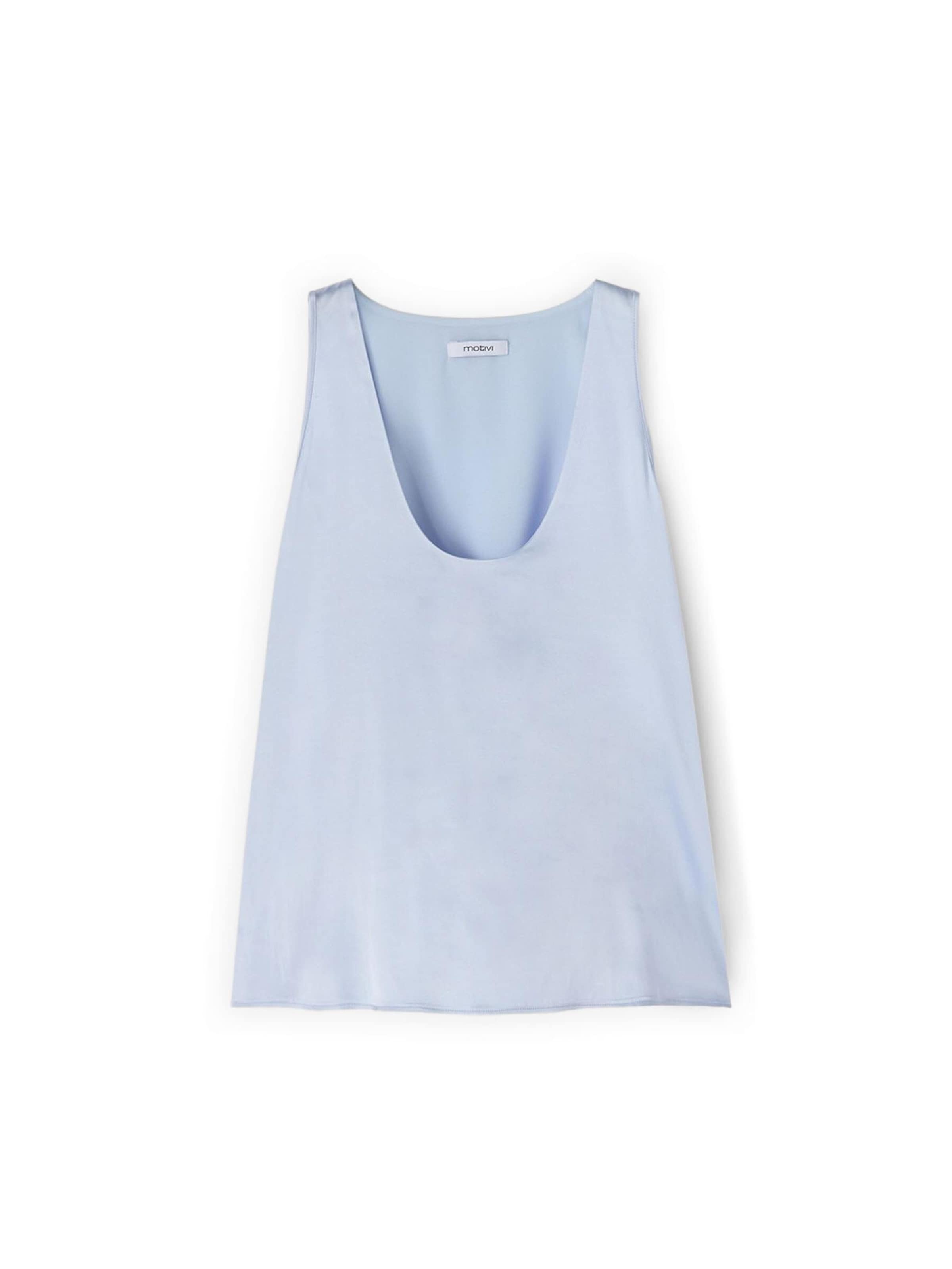 MOTIVI Top in Blauw: voorkant