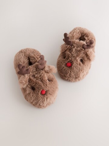 Pantoufle Next en marron