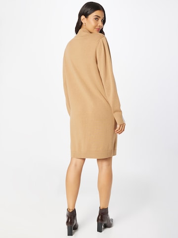 BOSS Orange Knit dress 'Fuenta' in Beige