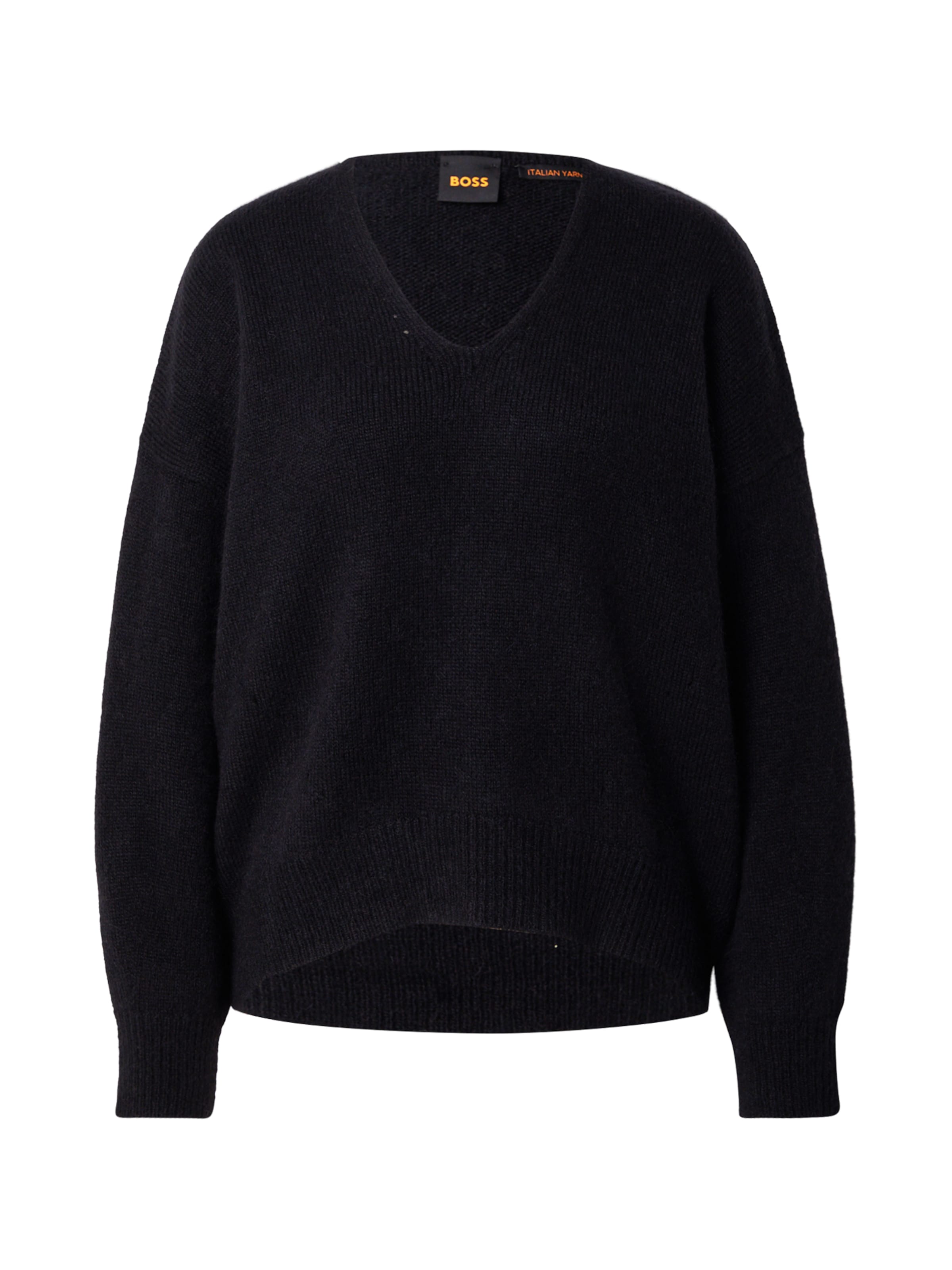 Pullover &#x27;Fondyssa&#x27; di BOSS in nero: frontale