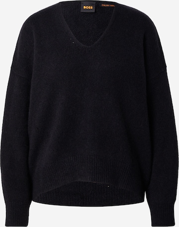 BOSS Orange Свитер 'Fondyssa' в Черный: спереди