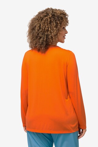 Ulla Popken Shirt in Oranje: voorkant