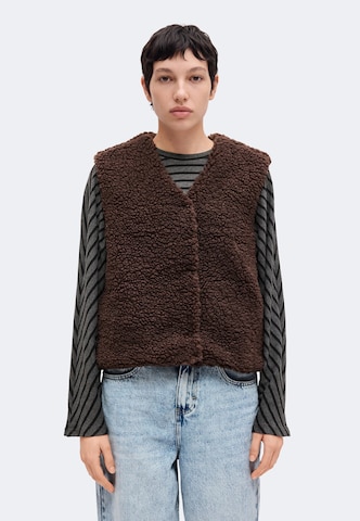 mazine Vest in Brown: front