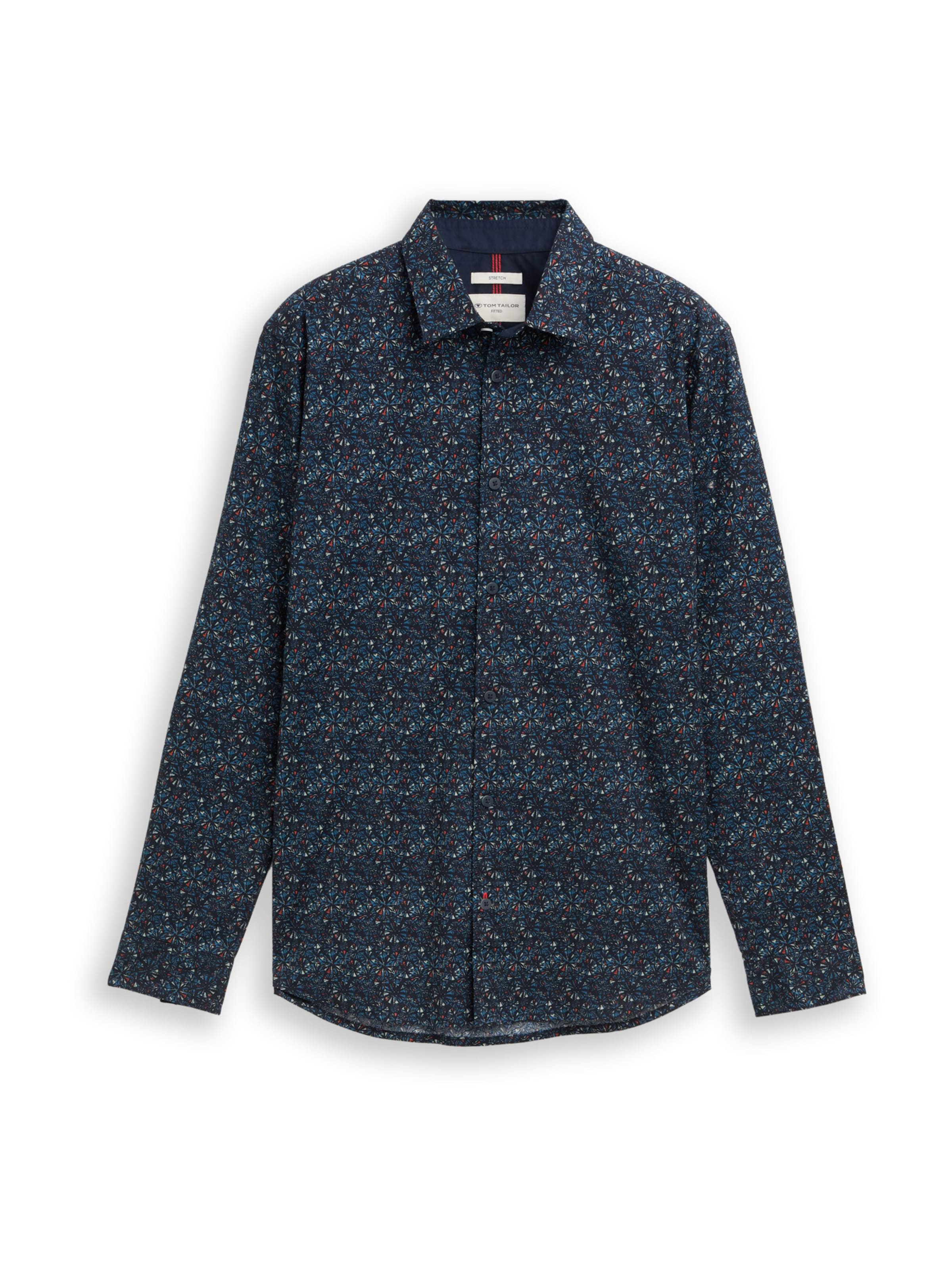 TOM TAILOR Slim fit Ing - kék: elől