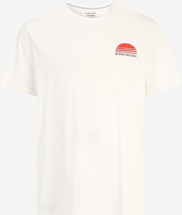 Blend Big Shirt in Wit: voorkant