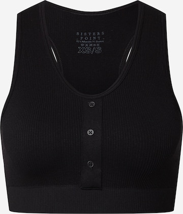 SISTERS POINT Top 'PENTA' in Black: front