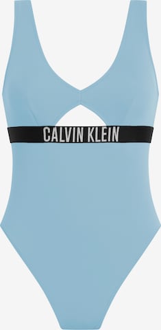 mėlyna Calvin Klein Swimwear Trikampė Maudymosi kostiumėlis 'ONE PIECE': priekis