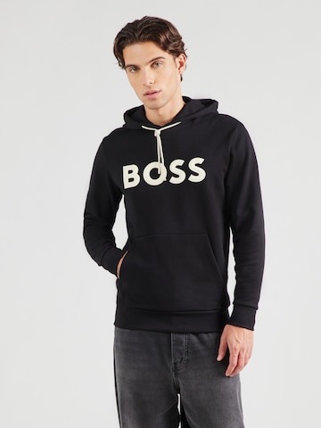 BOSS Tréning póló 'Soody Zone 10' - fekete: elől