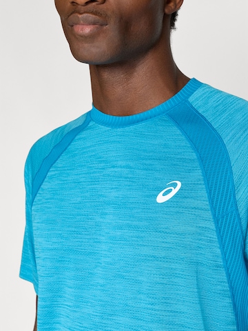 ASICS Performance shirt 'ROAD' in Blue