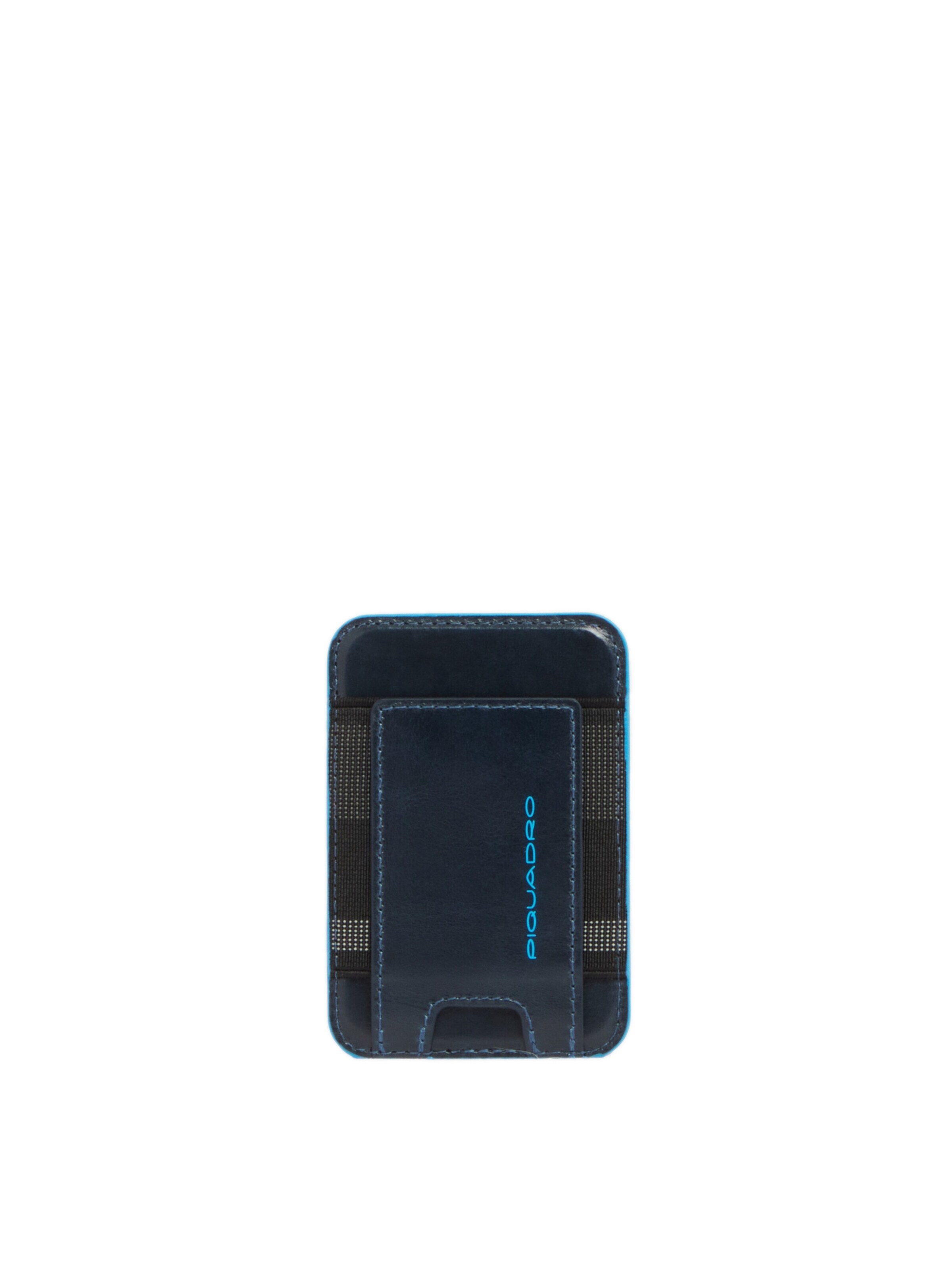 Piquadro Portemonnee in Blauw: voorkant