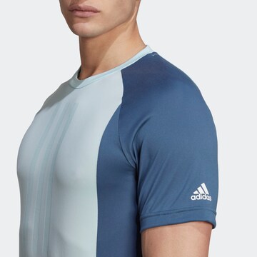 T-Shirt fonctionnel 'Colourblock' ADIDAS SPORTSWEAR en bleu