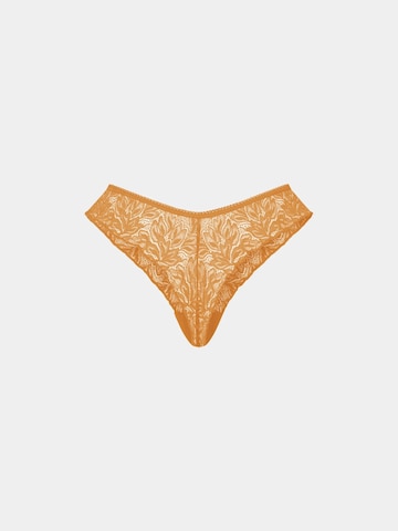 Erlich Textil - Tanga 'Iconic Lace' em laranja