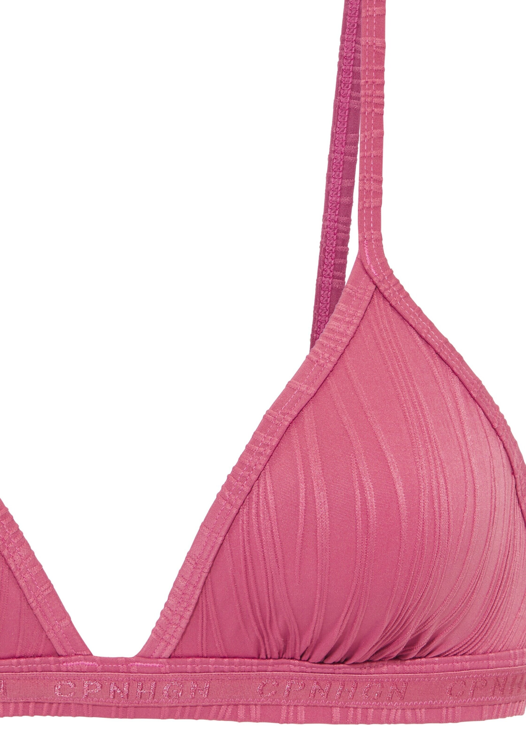 Copenhagen Studios Trójkąt Góra bikini w kolorze różowy