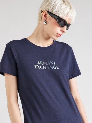 ARMANI EXCHANGE Shirts i blå