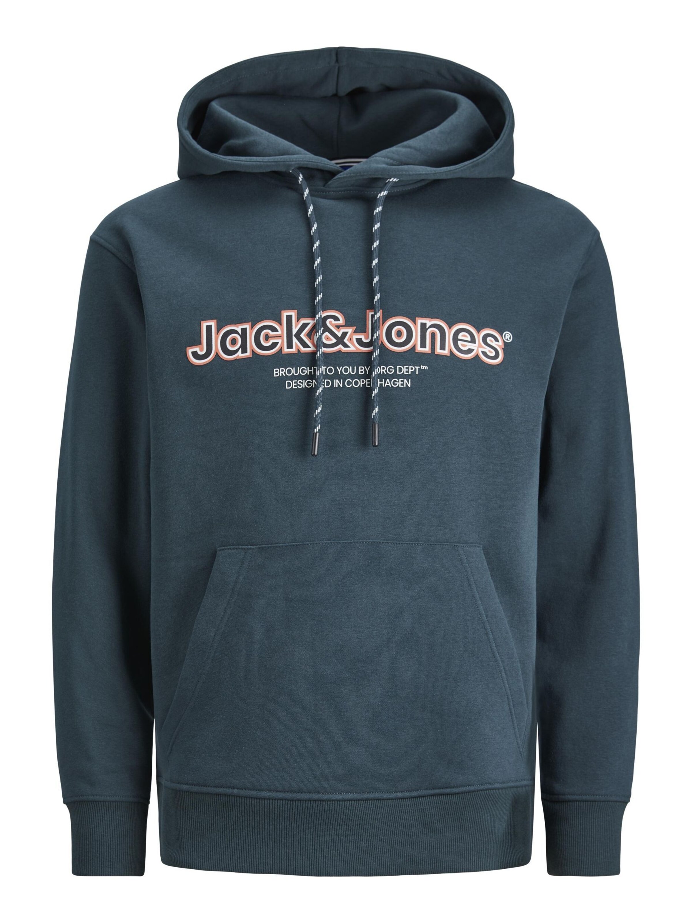 Sweat-shirt 'JORLakewood' JACK & JONES en vert : devant