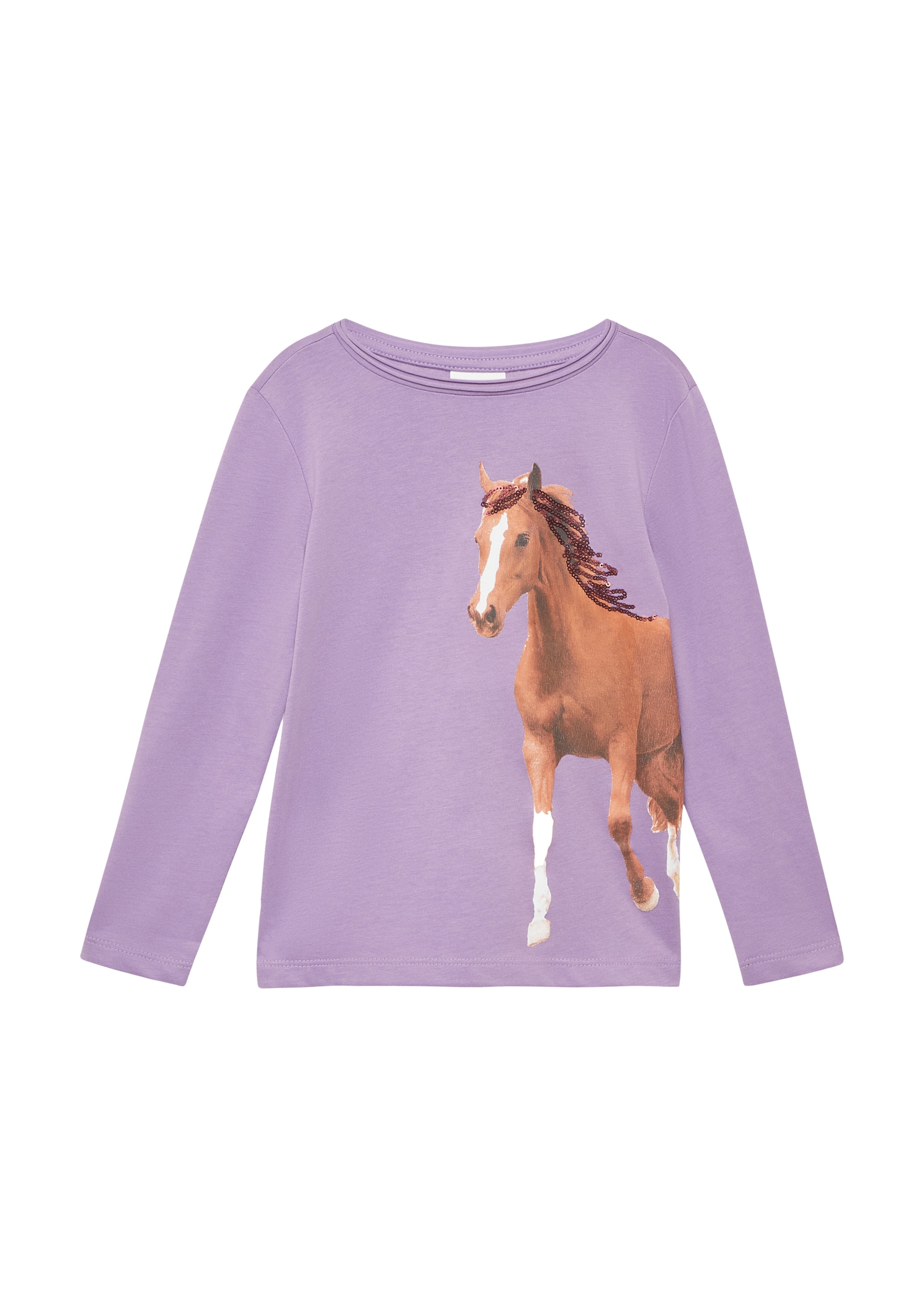 T-Shirt s.Oliver en violet : devant
