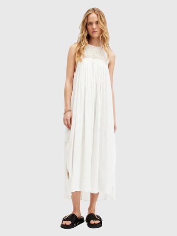 AllSaints Kleid 'CORRS' (GOTS) in Weiß: Vorderseite