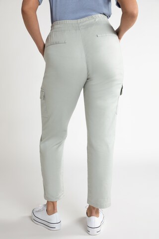 Ulla Popken Loosefit Cargohose in Grau