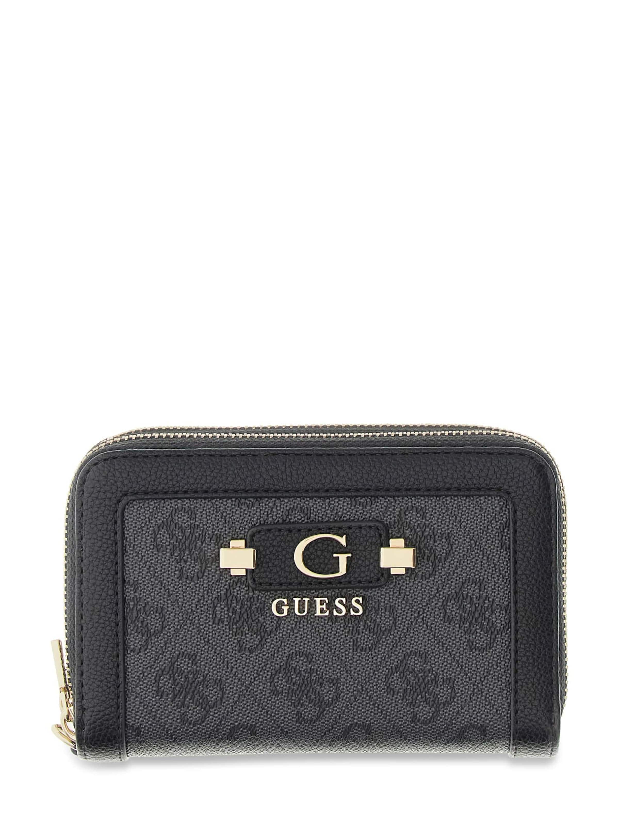 GUESS Wallet 'Lindsey' in Grey: front