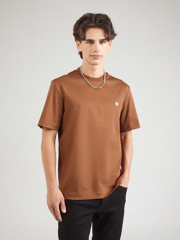 BOSS - Camiseta 'C-Taut 01' en marrón: frente
