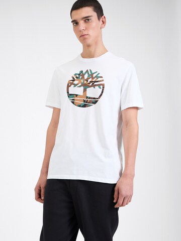 TIMBERLAND Shirt 'Heritage' in White: front