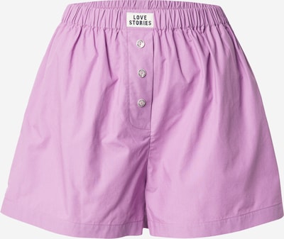 LOVE Stories Pidžama hlače 'James' u ljubičasta, Pregled proizvoda